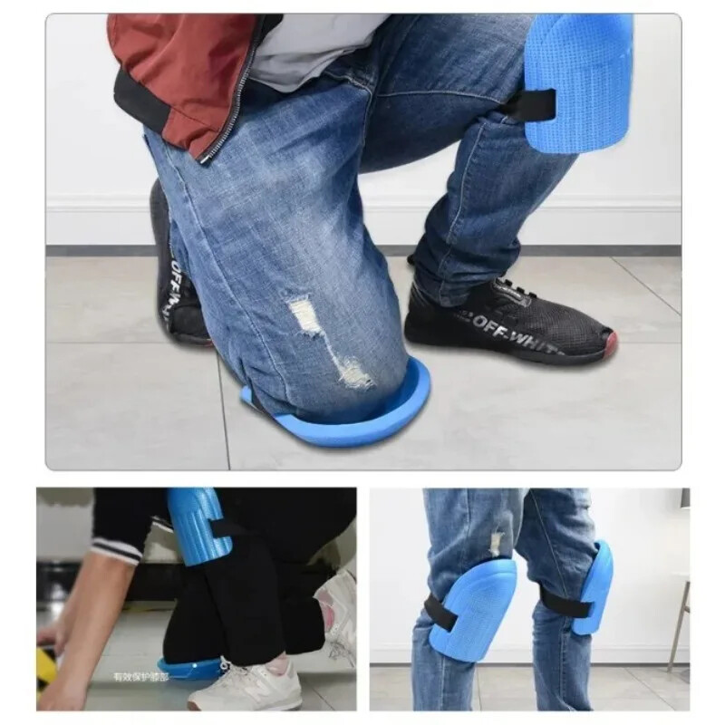 2 buc. Genunchiere de protecție spumă EVA Căptușeală moale de lucru Siguranța la locul de muncă Genunchiere sportive de autoprotecție pentru curățarea grădiniței