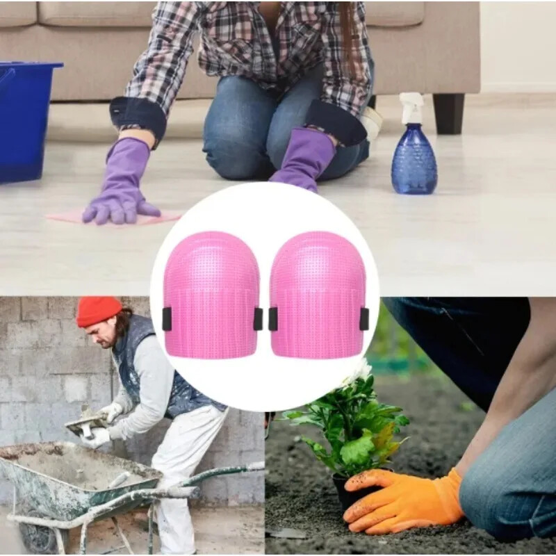 2 buc. Genunchiere de protecție spumă EVA Căptușeală moale de lucru Siguranța la locul de muncă Genunchiere sportive de autoprotecție pentru curățarea grădiniței