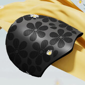 Marca Adlut, șapcă de înot din silicon, cu model granular, pentru femei, bărbați, anti-alunecare, durabilă, flexibilă, pentru piscină, pălărie de înot Bonnet De Natation Femme