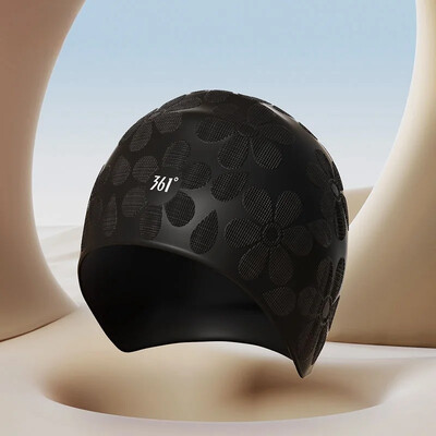 Marca Adlut, șapcă de înot din silicon, cu model granular, pentru femei, bărbați, anti-alunecare, durabilă, flexibilă, pentru piscină, pălărie de înot Bonnet De Natation Femme