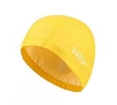 Ūdensnecaurlaidīga PU auduma peldcepure peldbaseina aksesuāri Ūdens sporta veidi Aizsargājiet ausu garus matus vannas cepure Liela izmēra vīriešiem Sievietēm Pieaugušajiem