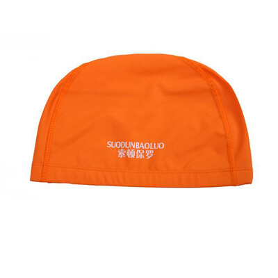 Ūdensnecaurlaidīga PU auduma peldcepure peldbaseina aksesuāri Ūdens sporta veidi Aizsargājiet ausu garus matus vannas cepure Liela izmēra vīriešiem Sievietēm Pieaugušajiem