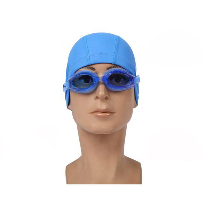 Ūdensnecaurlaidīga PU auduma peldcepure peldbaseina aksesuāri Ūdens sporta veidi Aizsargājiet ausu garus matus vannas cepure Liela izmēra vīriešiem Sievietēm Pieaugušajiem