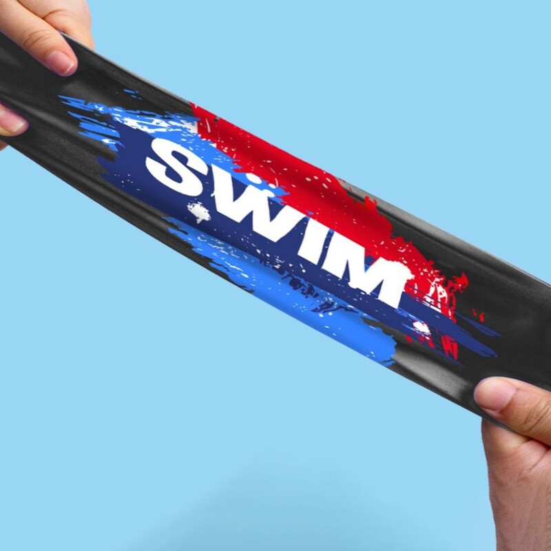 Șepci de baie ușoare Scrisoare elastică cu litere din silicon Căciulă de înot elastică Căciulă de înot din silicon Căciuli de înot