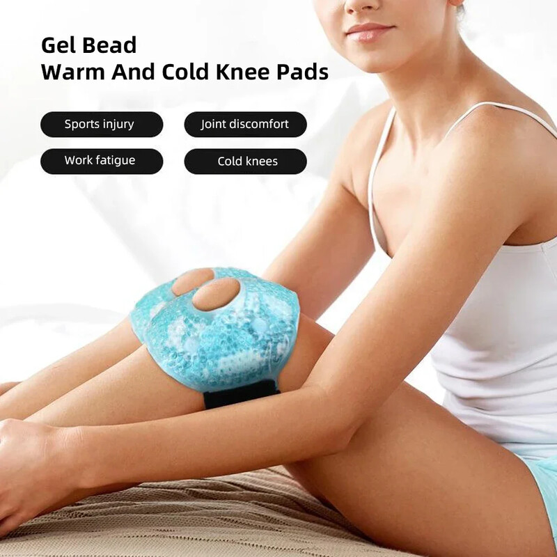 Mīksta gēla ledus kompreses siksna aukstā un karstā komprese ceļgaliem, plaukstu locītavu aizsargi, ikru aizsargi, potīšu aizsargi