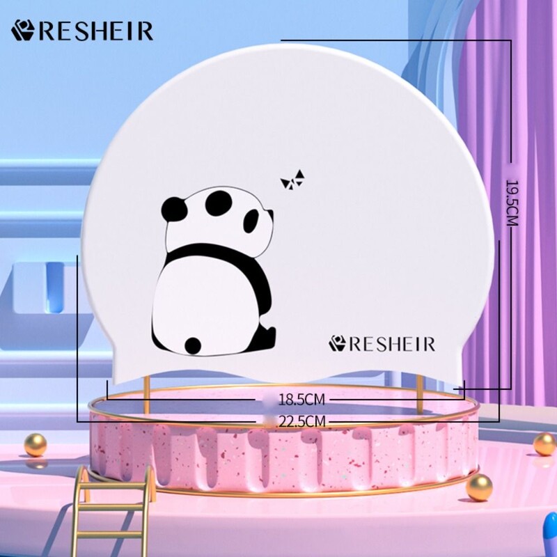 Шапки за плуване с анимационен модел на панда Оборудване за плувен басейн Водоустойчиви еластични шапки за плуване Силиконова защита на ушите Шапка за гмуркане