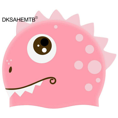 Nouă șapcă de înot din silicon din desene animate, impermeabilă, cu păr lung, pentru sport, pentru piscină, pentru adulți și copii, șapcă de înot elastică