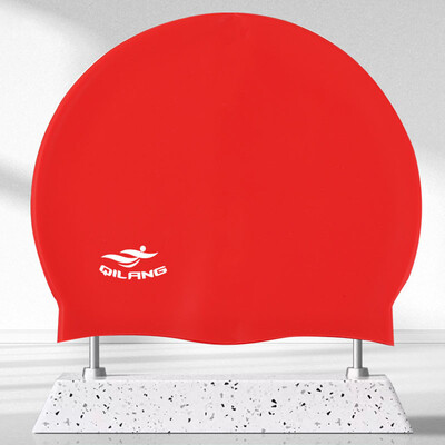 Cască de înot din silicon, impermeabilă, pălărie de înot pentru bărbați, femei, adulți, copii, păr lung, șepci de piscină, echipament de scufundări, șapcă elastică nou