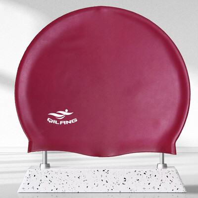 Cască de înot din silicon, impermeabilă, pălărie de înot pentru bărbați, femei, adulți, copii, păr lung, șepci de piscină, echipament de scufundări, șapcă elastică nou