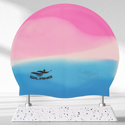 Cască de înot din silicon, impermeabilă, pălărie de înot pentru bărbați, femei, adulți, copii, păr lung, șepci de piscină, echipament de scufundări, șapcă elastică nou