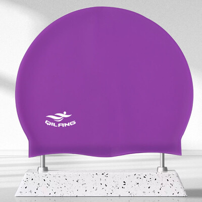 Cască de înot din silicon, impermeabilă, pălărie de înot pentru bărbați, femei, adulți, copii, păr lung, șepci de piscină, echipament de scufundări, șapcă elastică nou