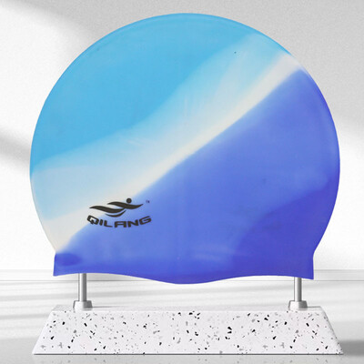 Cască de înot din silicon, impermeabilă, pălărie de înot pentru bărbați, femei, adulți, copii, păr lung, șepci de piscină, echipament de scufundări, șapcă elastică nou