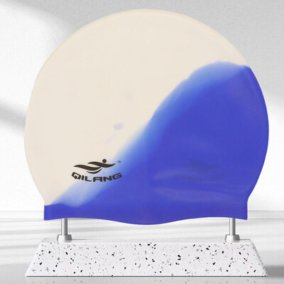 Cască de înot din silicon, impermeabilă, pălărie de înot pentru bărbați, femei, adulți, copii, păr lung, șepci de piscină, echipament de scufundări, șapcă elastică nou