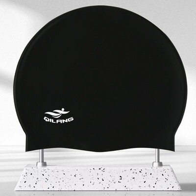 Cască de înot din silicon, impermeabilă, pălărie de înot pentru bărbați, femei, adulți, copii, păr lung, șepci de piscină, echipament de scufundări, șapcă elastică nou