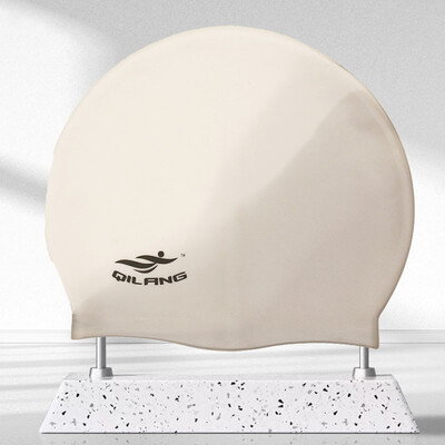 Cască de înot din silicon, impermeabilă, pălărie de înot pentru bărbați, femei, adulți, copii, păr lung, șepci de piscină, echipament de scufundări, șapcă elastică nou