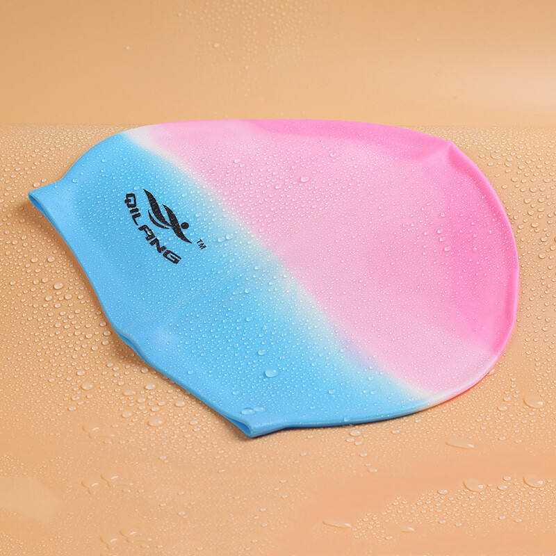 Cască de înot din silicon, impermeabilă, pălărie de înot pentru bărbați, femei, adulți, copii, păr lung, șepci de piscină, echipament de scufundări, șapcă elastică nou