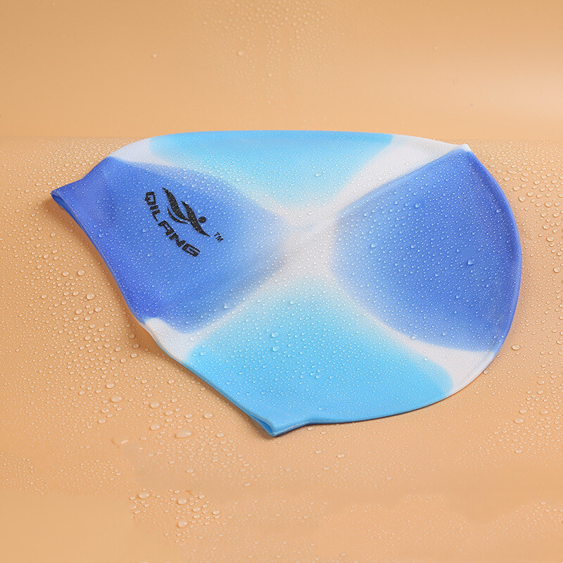 Cască de înot din silicon, impermeabilă, pălărie de înot pentru bărbați, femei, adulți, copii, păr lung, șepci de piscină, echipament de scufundări, șapcă elastică nou