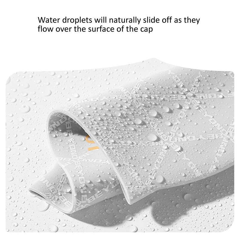 Căciulă de înot din silicon imprimat bărbați femei anti-alunecare șapcă de înot elastică confortabilă Accesorii pentru piscină Cuffia Piscina Adulti