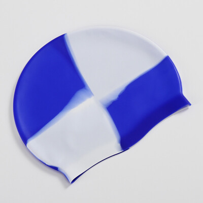 Bărbați, femei, șapcă de înot impermeabilă din silicon, culoare gradient, șapcă de înot pentru păr uscat, pentru adulți, protejează urechile, pălărie de înot, accesorii pentru înot