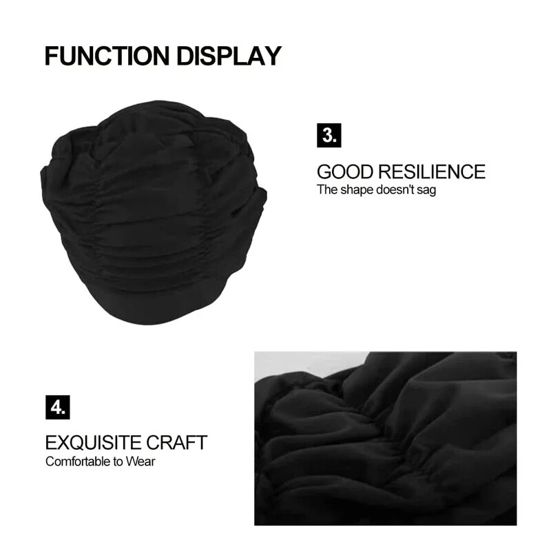 1PC kapa za plivanje Vruća rasprodaja Visoko elastična slobodna veličina s printom duge kose Sportska kapa za bazen Najlonski dijelovi turbana za vodene sportove