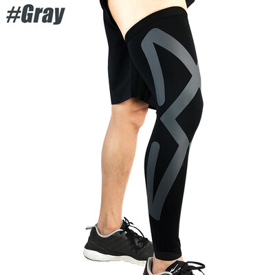1 buc. Maneca de compresie pentru picior intreg pentru femei barbati genunchi lungi protectoare de suport pentru alergare baschet ciclism sport artrita