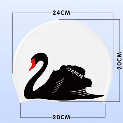 Cască de înot din silicon Cască de înot rezistentă la apă pentru femei Adulte Cască de înot cu elastic mare