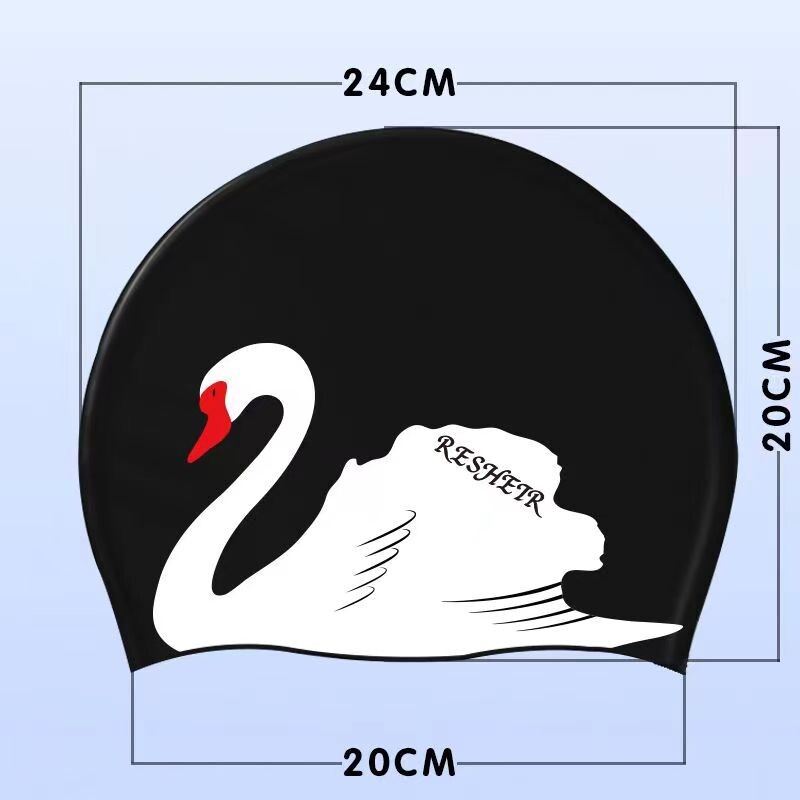 Cască de înot din silicon Cască de înot rezistentă la apă pentru femei Adulte Cască de înot cu elastic mare