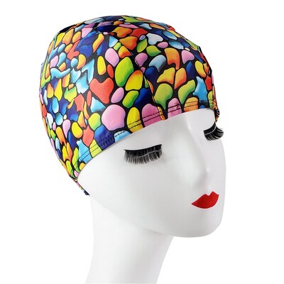 Căciulă de înot din nailon din țesătură lycra 2024, vară, piscină, spa, plajă, joacă unisex, căciulă de înot pentru femei și bărbați, Dropshipping