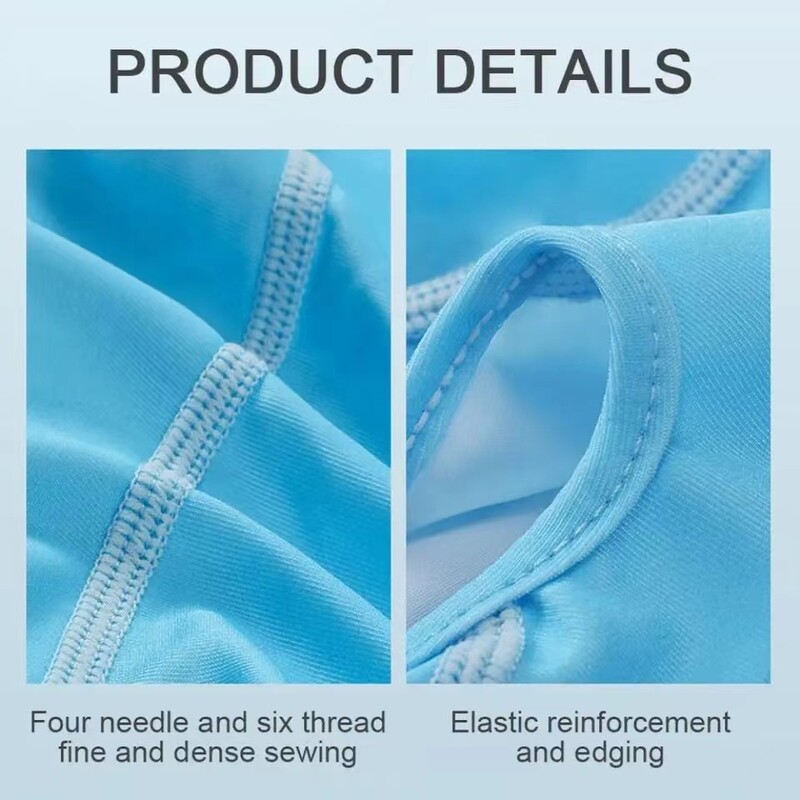 Плуване Гмуркане Facekini UV Слънцезащита Цяла маска за глава Покривало за врата Еластична шапка за плуване за гмуркане Спортни шапки Унисекс