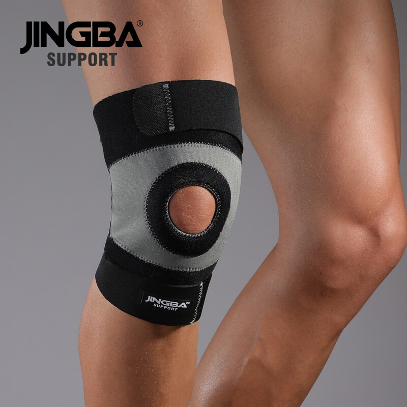 JINGBA SUPPORT Rodillera Deportivava Genunchiere reglabile Genunchiere Curea de sustinere Protectie pentru genunchi Volei Baschet Rotula