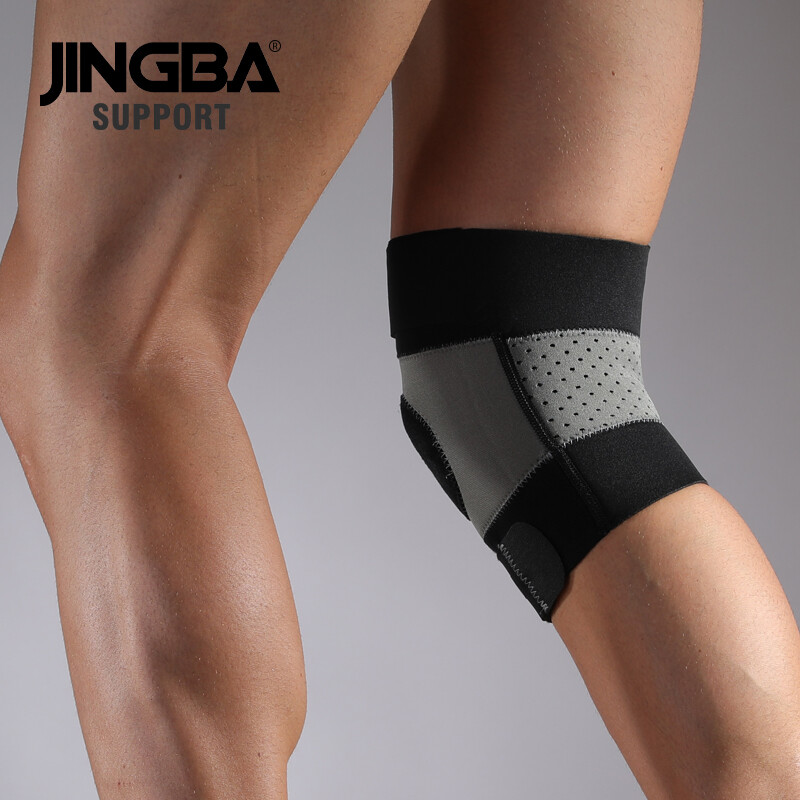 JINGBA SUPPORT Rodillera Deportivava Genunchiere reglabile Genunchiere Curea de sustinere Protectie pentru genunchi Volei Baschet Rotula