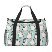 Penguin Travel Duffel Somas Personalizēta nedēļas nogales soma ar plecu siksnu Sporta sporta jogas bagāžas soma