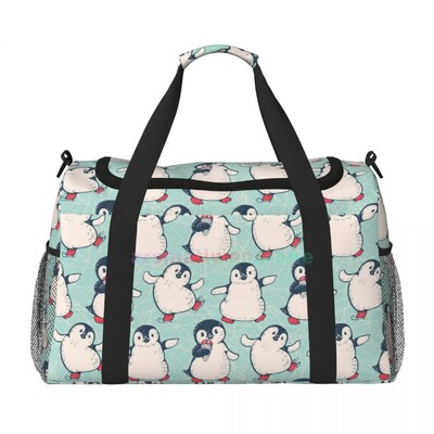Penguin Travel Duffel Somas Personalizēta nedēļas nogales soma ar plecu siksnu Sporta sporta jogas bagāžas soma