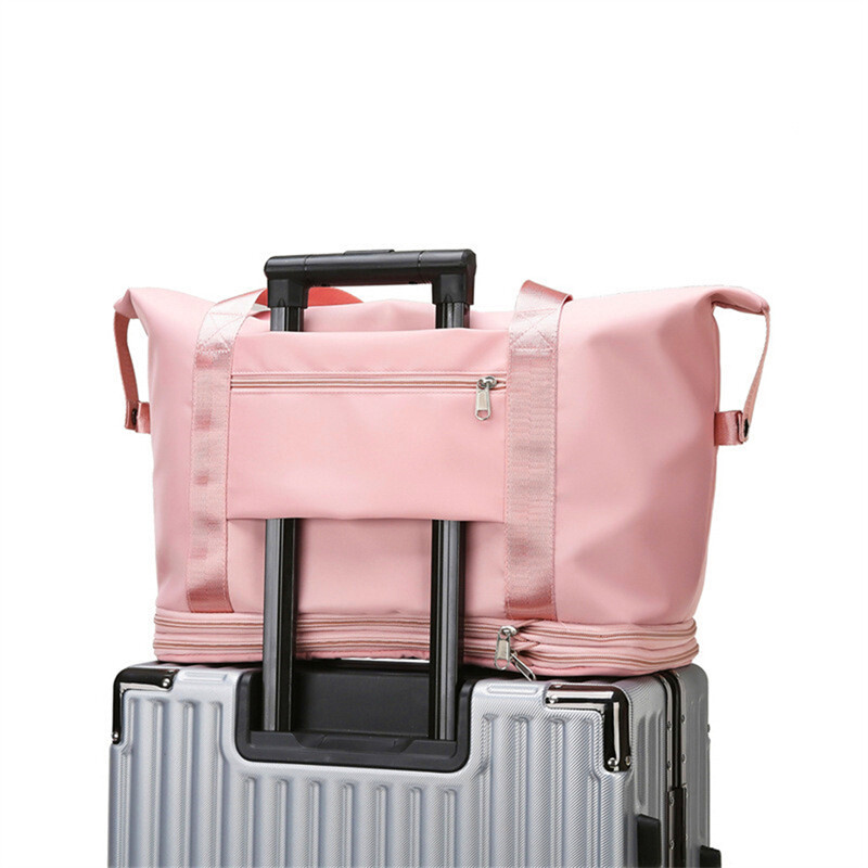 Genți de călătorie pliabile Genți de bagaje de călătorie impermeabile pentru femei Genți de mână multifuncționale de călătorie de mare capacitate