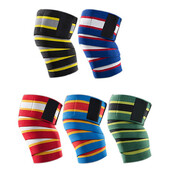 Învelișuri pentru genunchi Bărbați Fitness Lifting greutăți Bandaj elastic de compresie Suport pentru genunchi Cureaua sportivă Benzi de protecție pentru genunchi