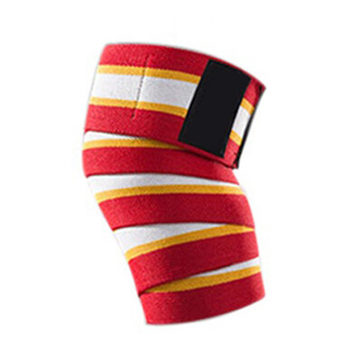 Învelișuri pentru genunchi Bărbați Fitness Lifting greutăți Bandaj elastic de compresie Suport pentru genunchi Cureaua sportivă Benzi de protecție pentru genunchi