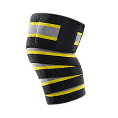 Învelișuri pentru genunchi Bărbați Fitness Lifting greutăți Bandaj elastic de compresie Suport pentru genunchi Cureaua sportivă Benzi de protecție pentru genunchi