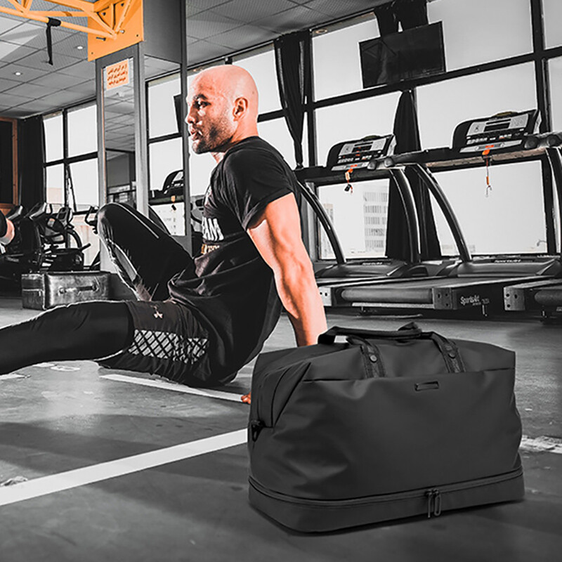 Geantă de călătorie pentru bărbați cu pachet de pantofi Alpinism în aer liber Drumeții Geantă de mână Sală de gimnastică Yoga Fitness Borșon Genți de sport Bagaj Geanta de weekend