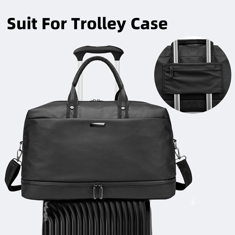 Geantă de călătorie pentru bărbați cu pachet de pantofi Alpinism în aer liber Drumeții Geantă de mână Sală de gimnastică Yoga Fitness Borșon Genți de sport Bagaj Geanta de weekend