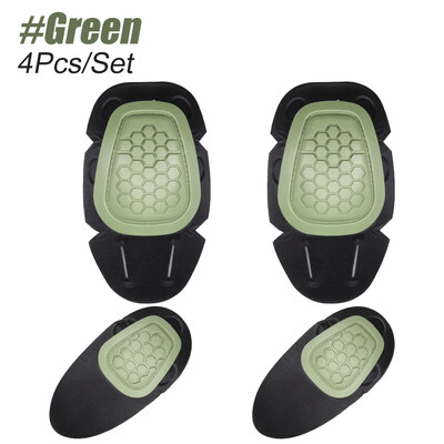 4 bucăți tactice verde Paintball Dragon Armor g4 costum de broască genunchiere și coadă pentru genunchi Airsoft set de protecție interpolată