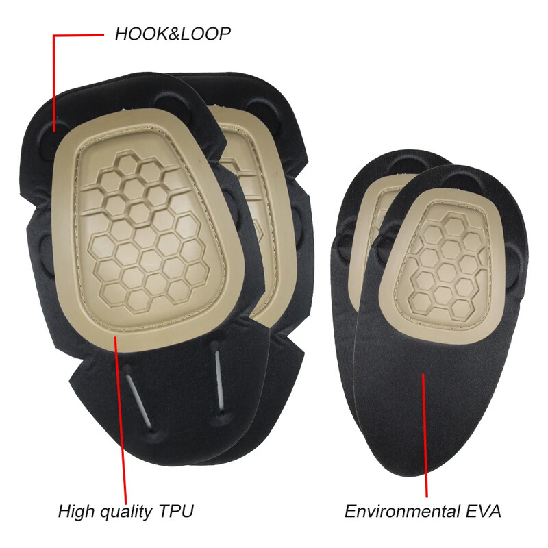 4 bucăți tactice verde Paintball Dragon Armor g4 costum de broască genunchiere și coadă pentru genunchi Airsoft set de protecție interpolată