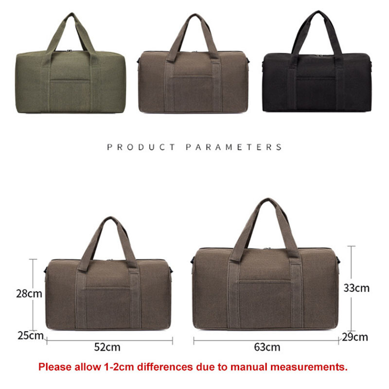 Geantă de călătorie pliabilă pentru bărbați, de pânză, de capacitate mare, unisex, pentru depozitarea bagajelor, în aer liber, portabilă, pentru fitness, pentru umăr XA858M