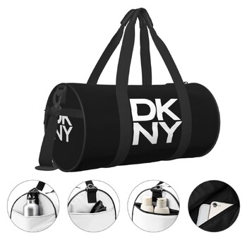 Στρογγυλή τσάντα ταξιδιού Duffel D-DKNY Tote Ανδρική Γυναικεία τσάντα γυμναστικής χειραποσκευής μεγάλης χωρητικότητας