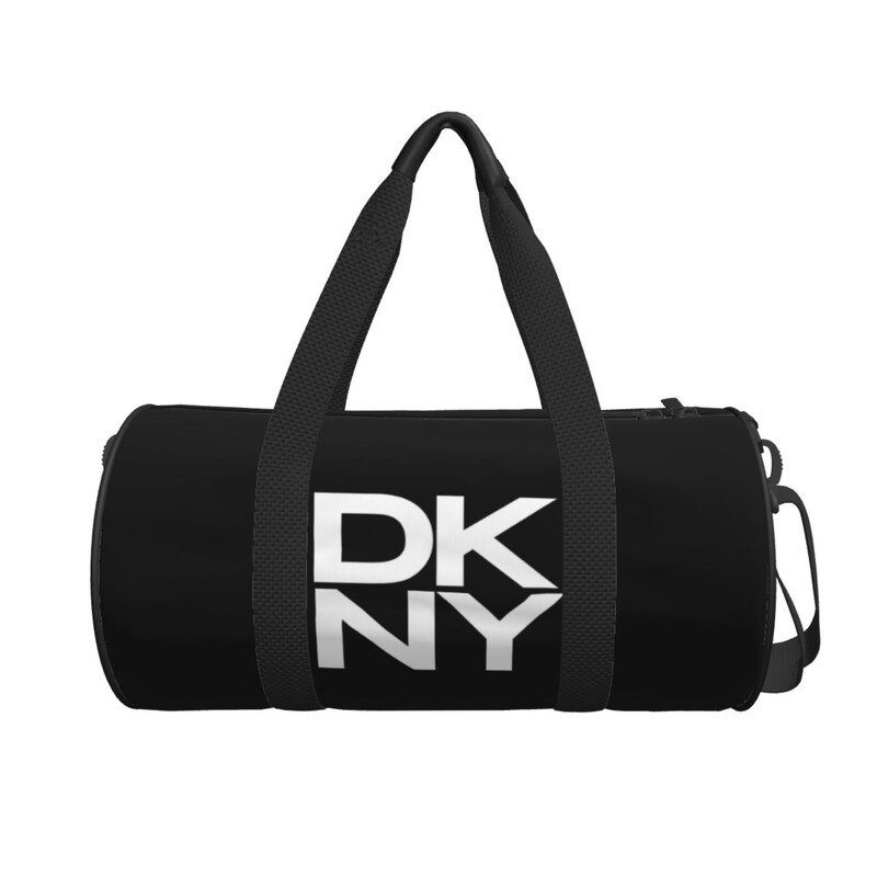 Geantă rotundă de călătorie cu capacitate mare D-DKNY Bagaj de mână pentru bărbați și femei Geantă de fitness sport