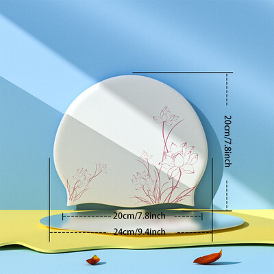 Silikonska kapa za plivanje, ženska vodootporna da ne zadavi glavu, nova profesionalna duga kosa, veliki modni bazen, poseban bazen