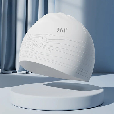 Zīmola Adlut apdrukāta silikona peldcepure Neslīdoša Ērta baseina peldcepure sievietēm gariem matiem vīriešiem Bonnet De Natation Femme