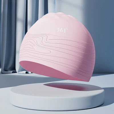 Zīmola Adlut apdrukāta silikona peldcepure Neslīdoša Ērta baseina peldcepure sievietēm gariem matiem vīriešiem Bonnet De Natation Femme