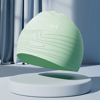 Zīmola Adlut apdrukāta silikona peldcepure Neslīdoša Ērta baseina peldcepure sievietēm gariem matiem vīriešiem Bonnet De Natation Femme