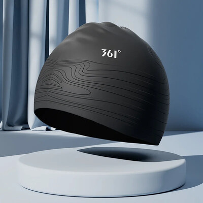 Zīmola Adlut apdrukāta silikona peldcepure Neslīdoša Ērta baseina peldcepure sievietēm gariem matiem vīriešiem Bonnet De Natation Femme