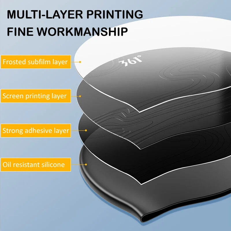 Zīmola Adlut apdrukāta silikona peldcepure Neslīdoša Ērta baseina peldcepure sievietēm gariem matiem vīriešiem Bonnet De Natation Femme